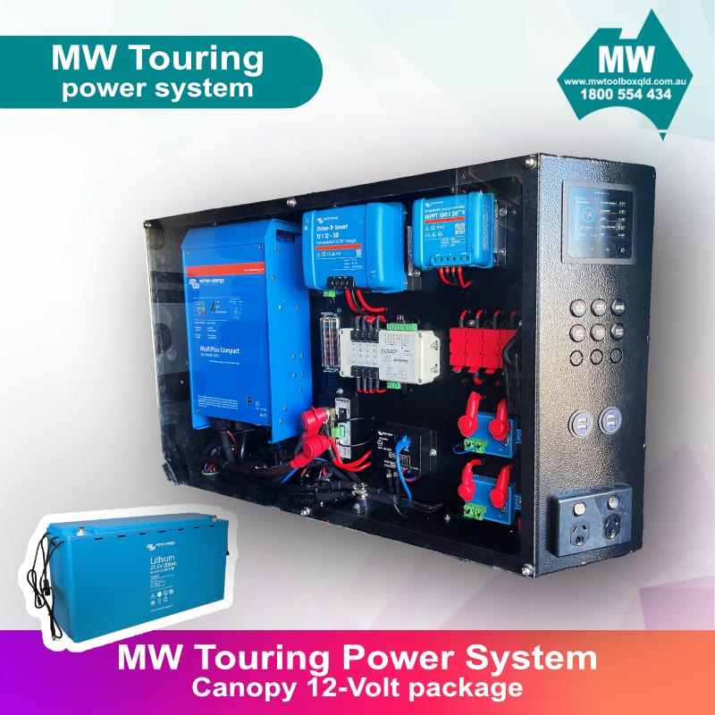 MW Touring Canopy Power Package 12v Electrical Dual Battery System (1)
