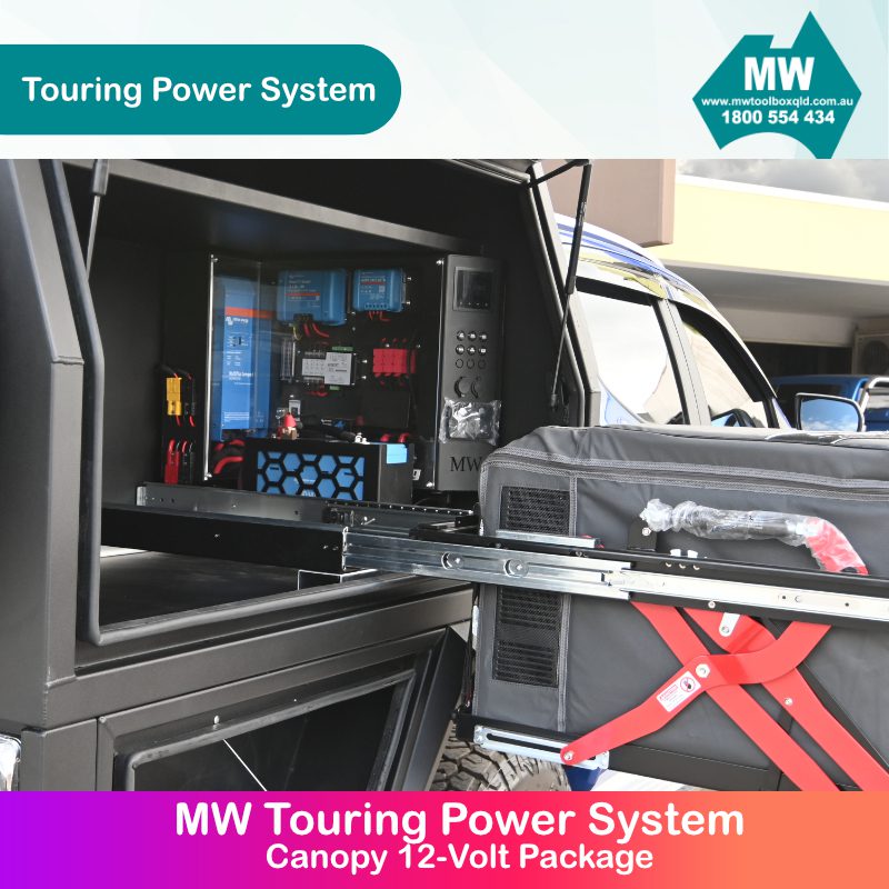 Postnummer Arkitektur Vær modløs MW-Touring Canopy Power Package 12v Electrical Dual Battery System | MW  Manufacturing WA